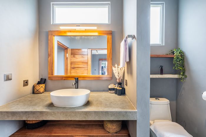 Villa bathroom detail